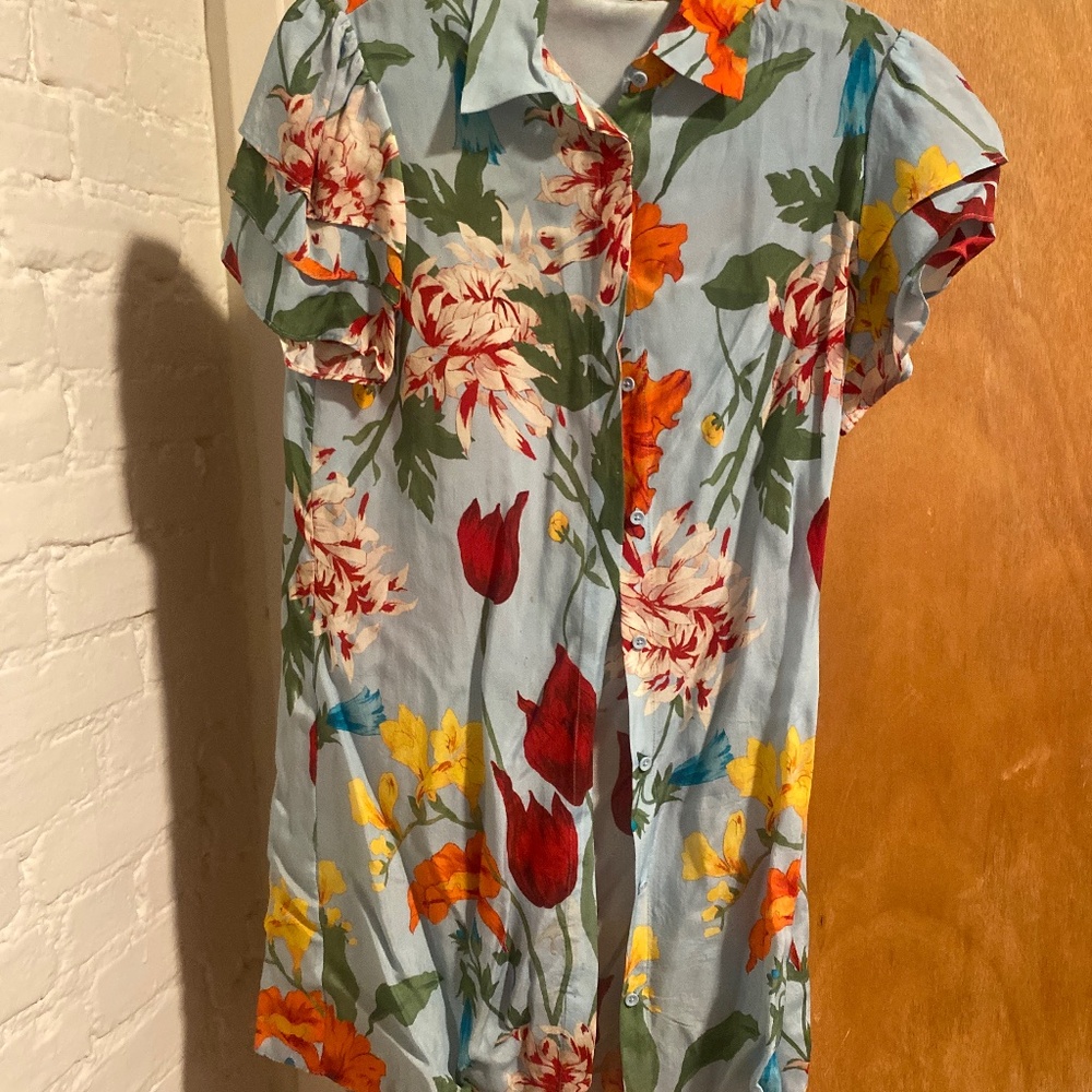 Alice + Olivia Silk Floral Mini